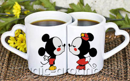 Печать фото на парных кружках