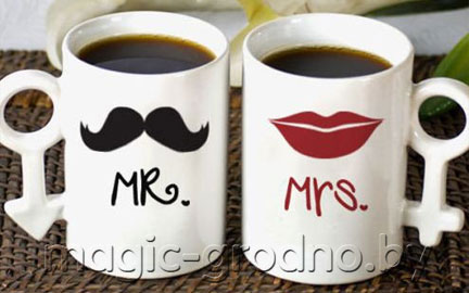 Печать фото на парных кружках