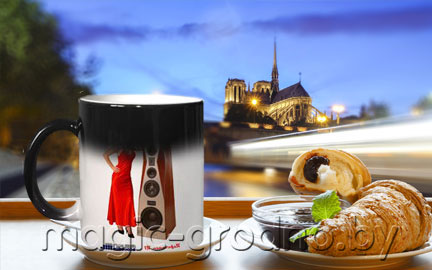 Печать фото на кружках-хамелеон