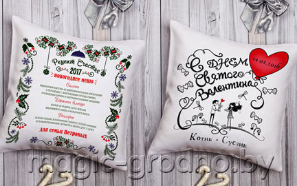 Фото на подушках