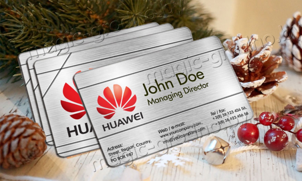 Металлические визитки в Гродно