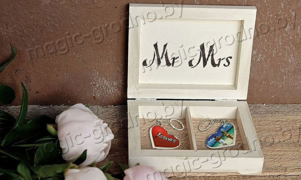 Брелоки в виде сердца под заказ в Гродно